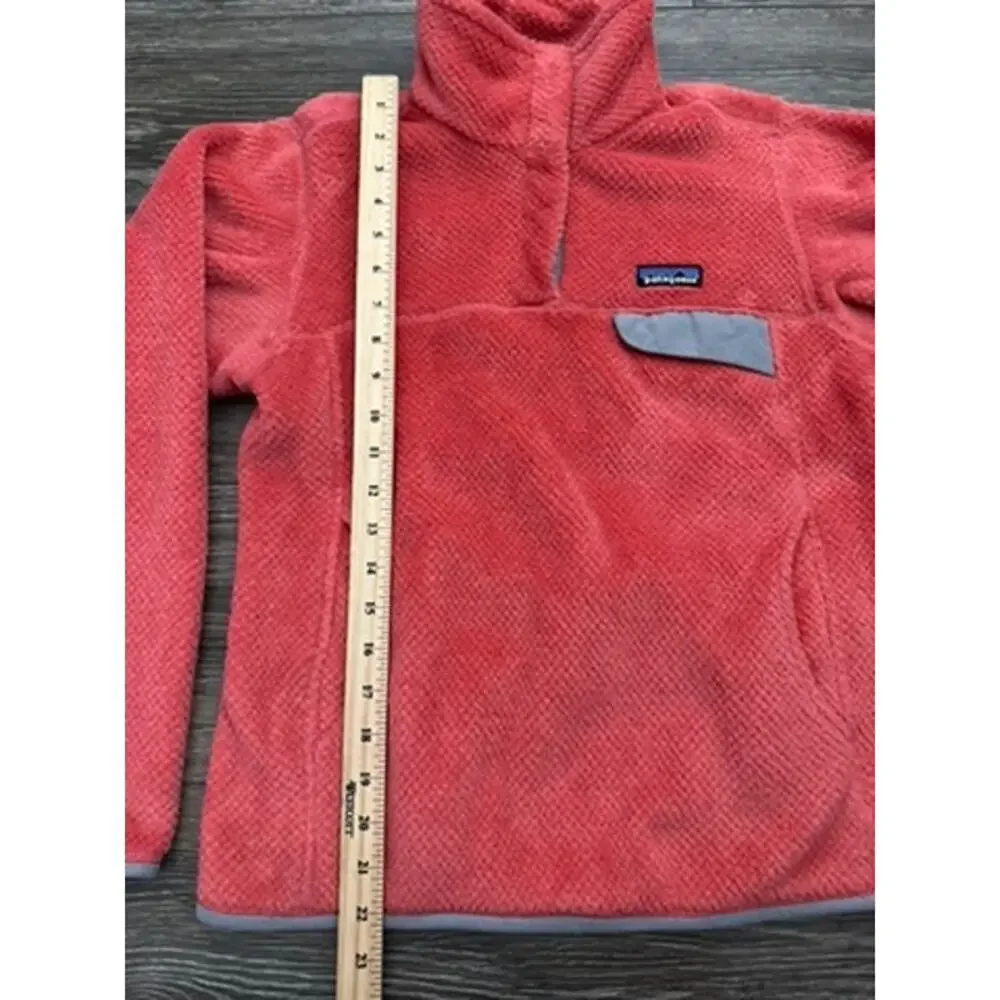 Patagonia Womens Re-Tool Snap-T Fleece Dragon Fruit - Pickled Ginger X-Dye Small